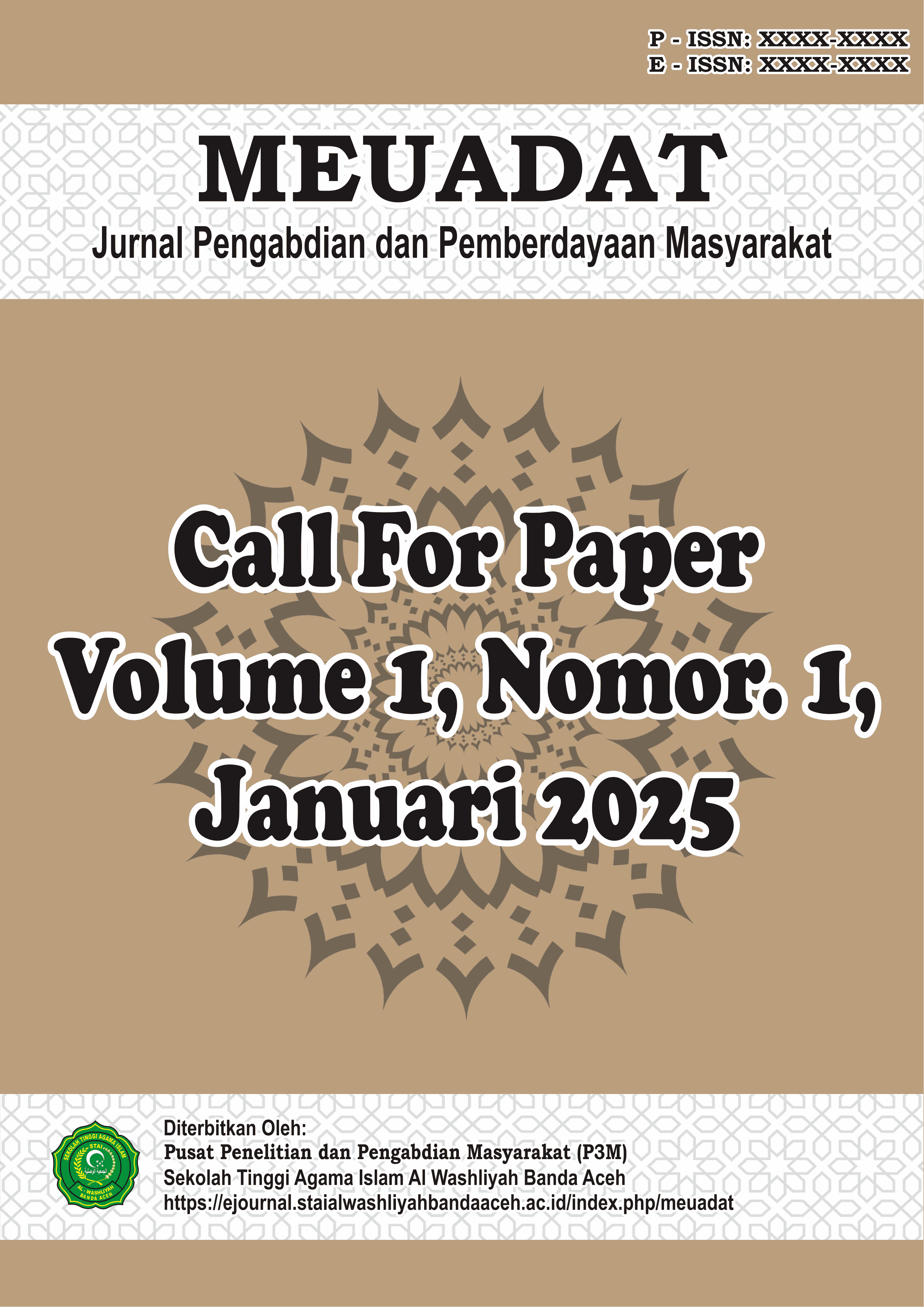 View Vol. 1 No. 1 (2025): MEUADAT: Jurnal Pengabdian dan Pemberdayaan Masyarakat